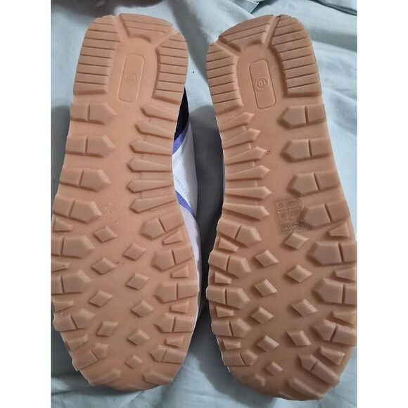 J Crew Colorblock White/Navy Blue/Lilac/Pink Trainers Women's Sneakers Size 10‎ - Picture 2 of 5